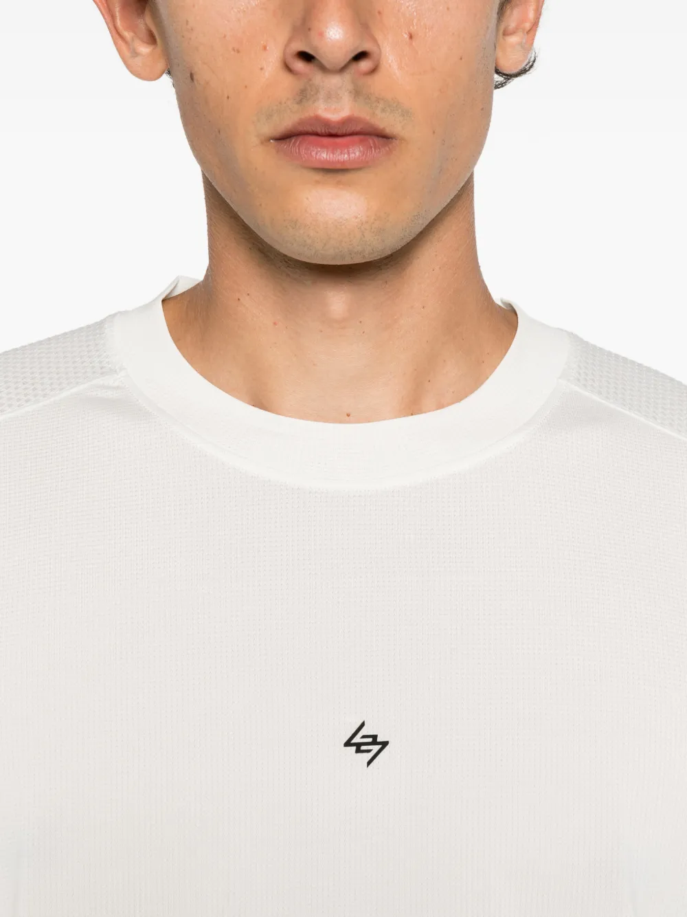 Represent 247 logo-print T-shirt Wit