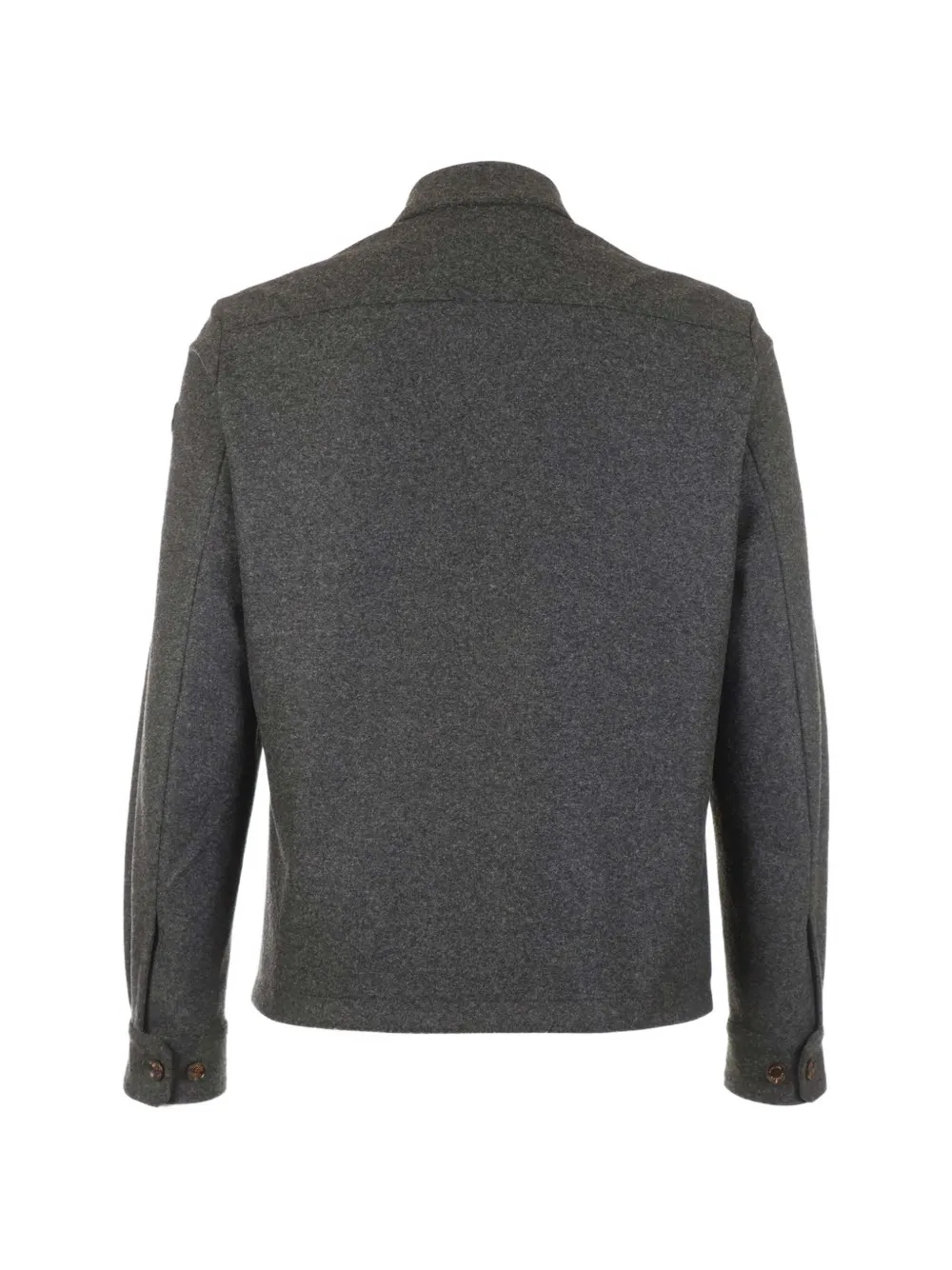 Moncler Shirtjack met logopatch Grijs