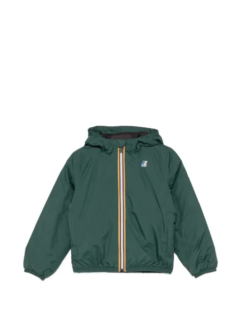 K Way Kids logo-patch hooded jacket