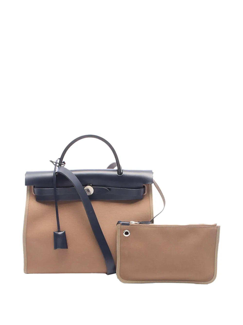 Hermès Pre-Owned 2018 Toile Herbag Zip 31 satchel - Marrone