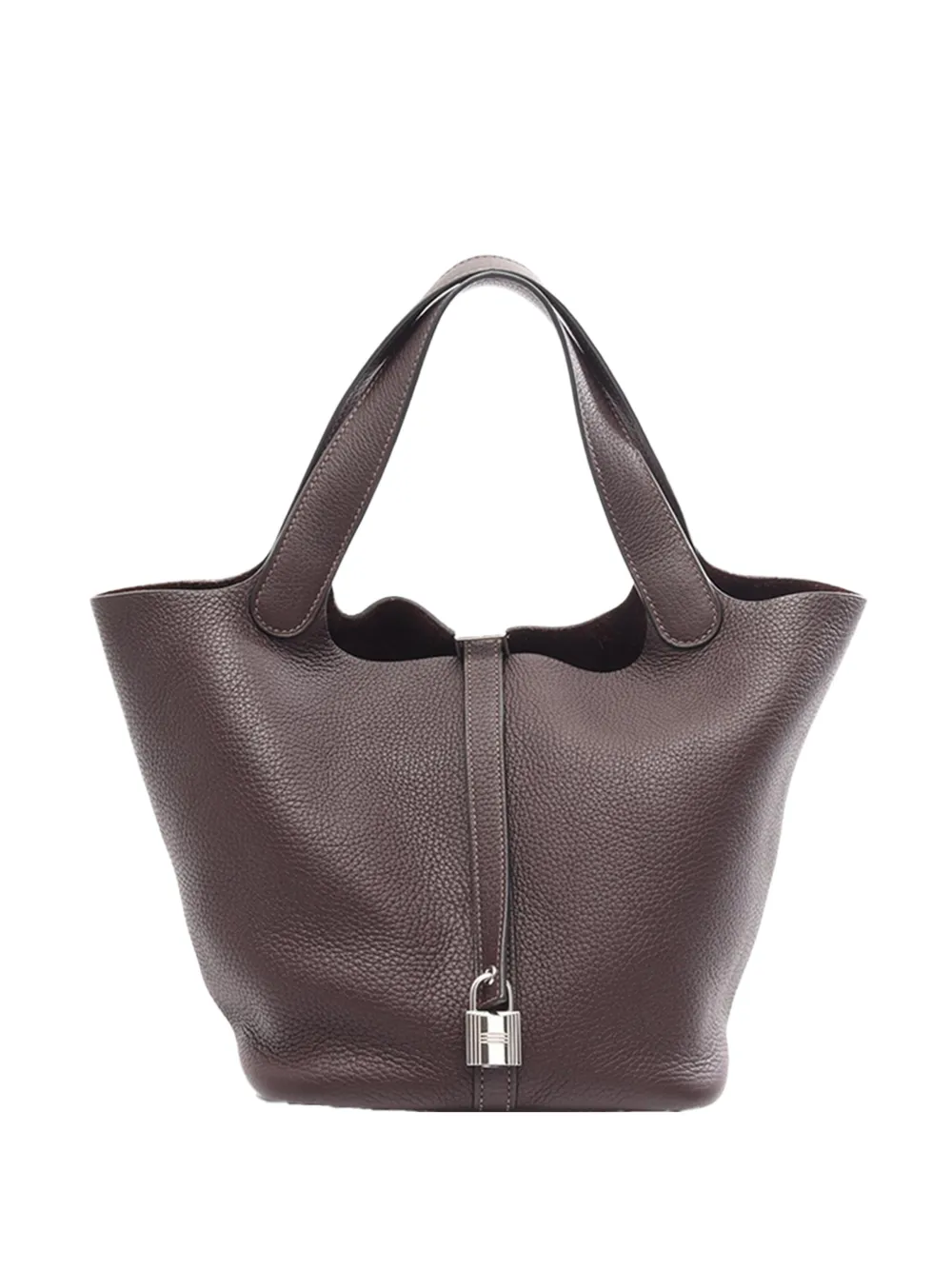 Hermès Pre-Owned 2021-2026 Clemence Picotin 22 handbag - Marrone