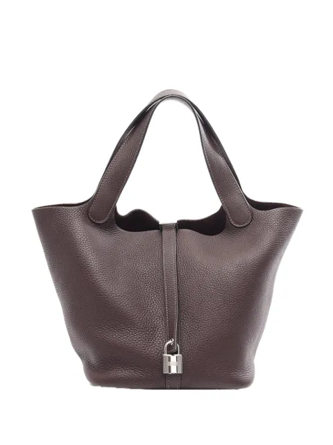 Hermès Pre-Owned Clemence Picotin 22 手提包(2021-2026年典藏款)