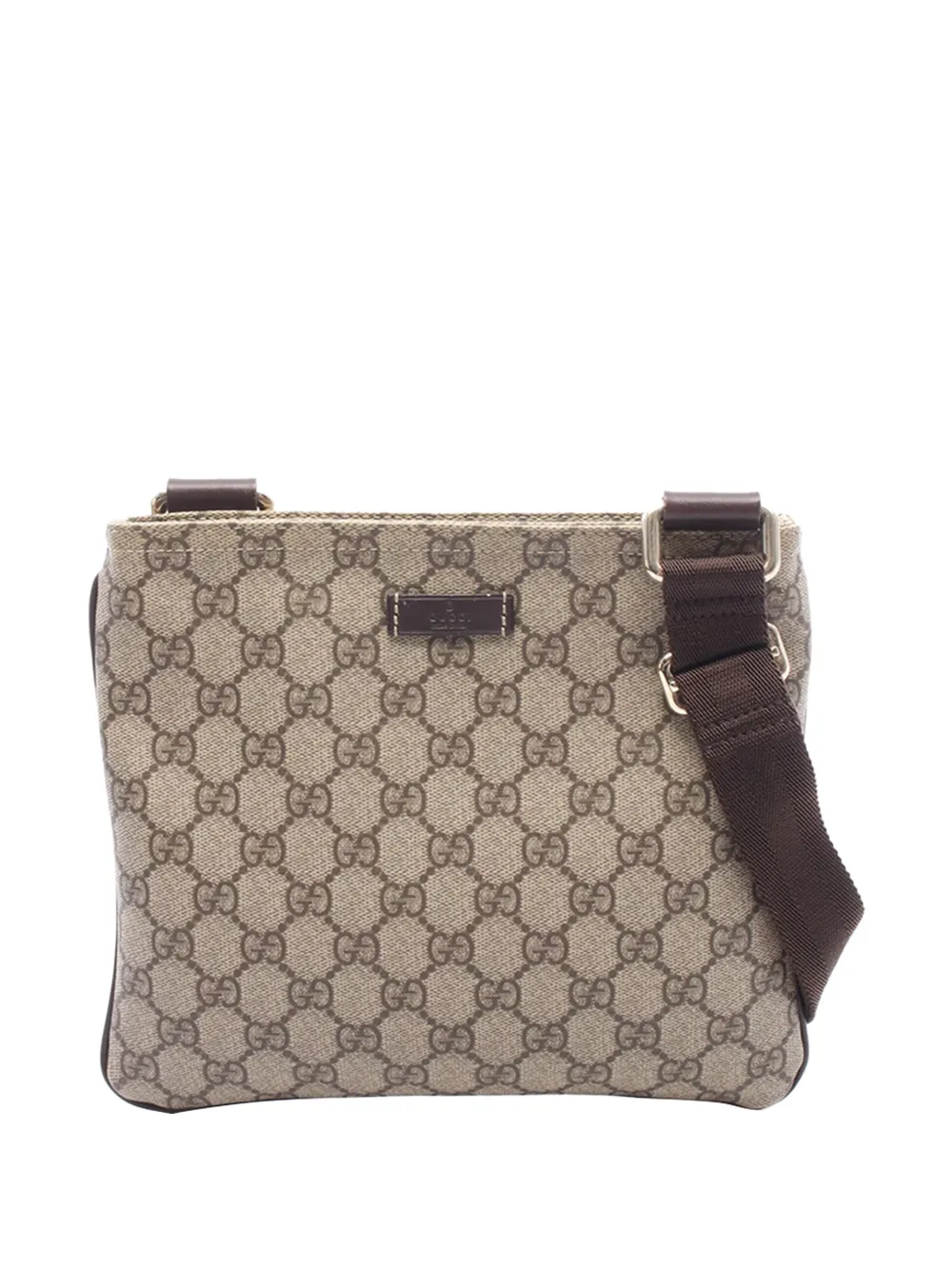 Gucci Pre-Owned 2000-2015 GG Supreme crossbody bag - Toni neutri