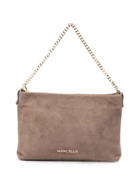 Marc Ellis Ester Schultertasche mit Logo-Plakette und Kettenriemen