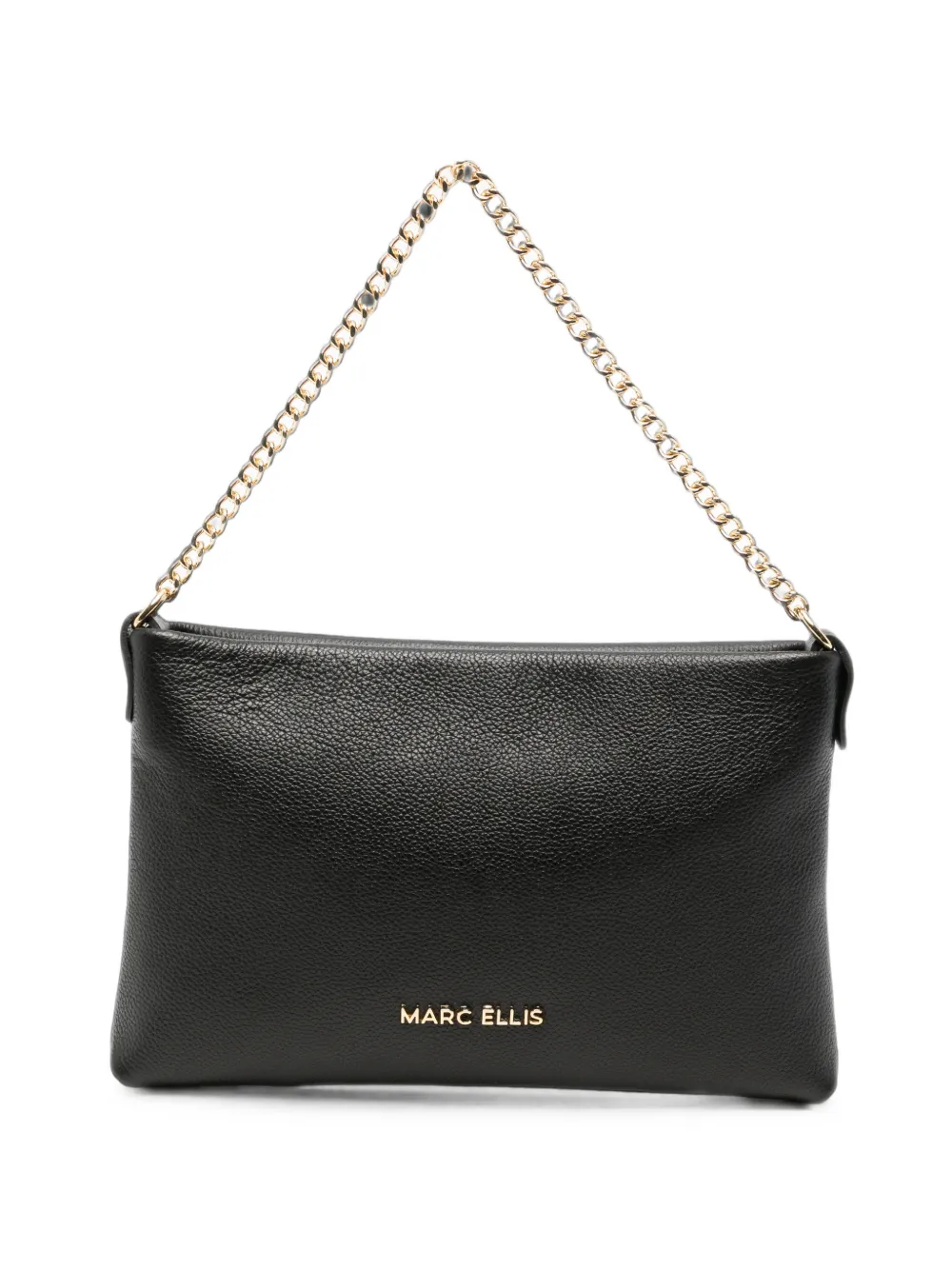 Marc Ellis Ester Do logo-plaque chain-link shoulder bag - Nero