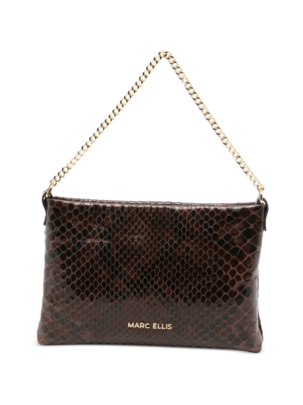Marc Ellis Ester Py snake-effect leather shoulder bag
