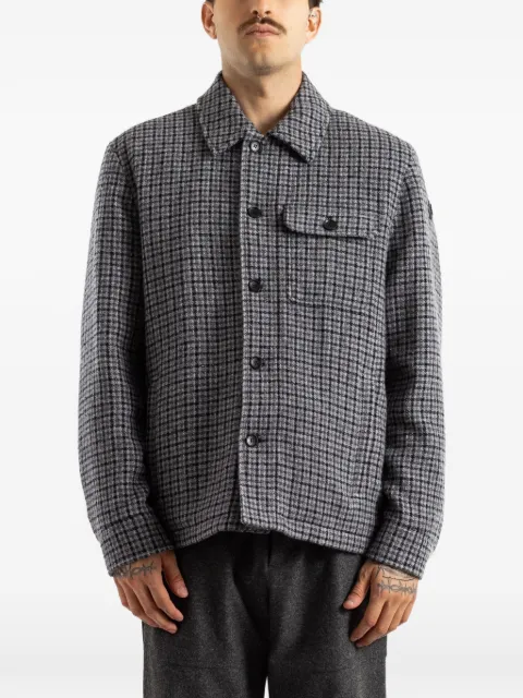 Moncler check-pattern shirt jacket