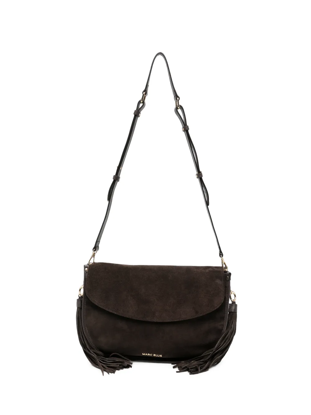 Marc Ellis fringed suede shoulder bag · OS