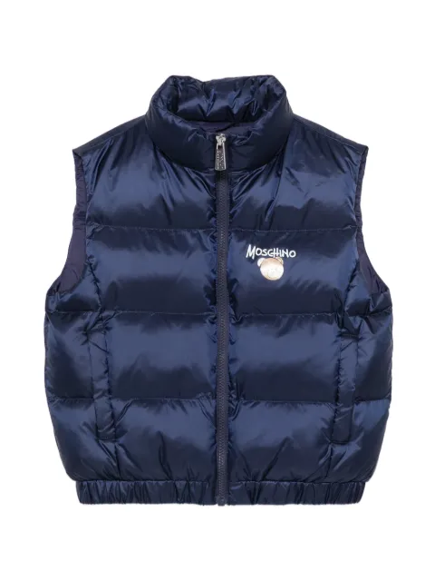 Moschino Kids puffer gilet