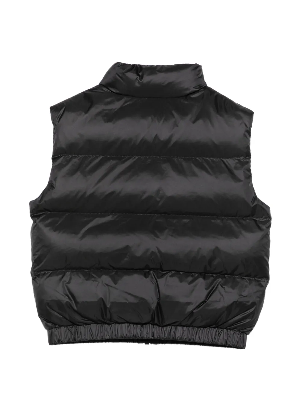 Moschino Kids puffer gilet Zwart