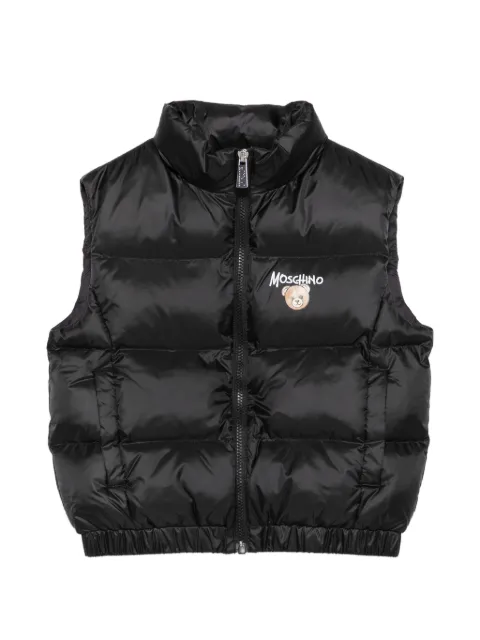 Moschino Kids puffer gilet