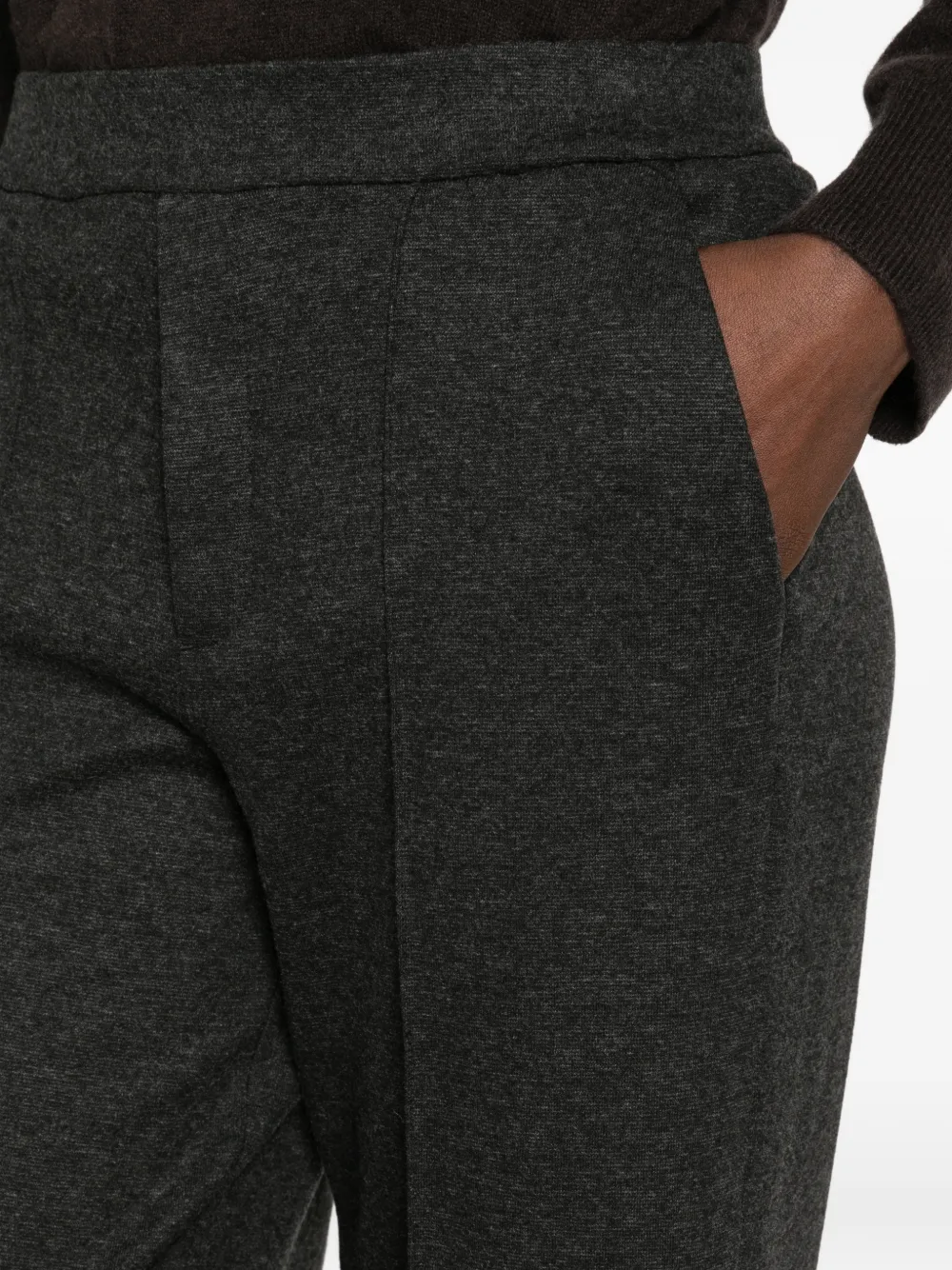 Drykorn Awning broek met gesmockt detail Grijs