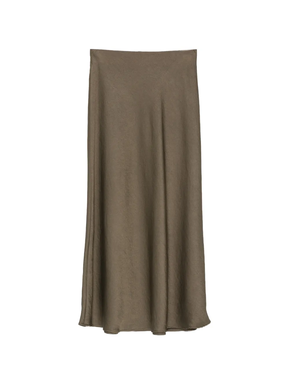Drykorn Ura satin-finish skirt - Verde
