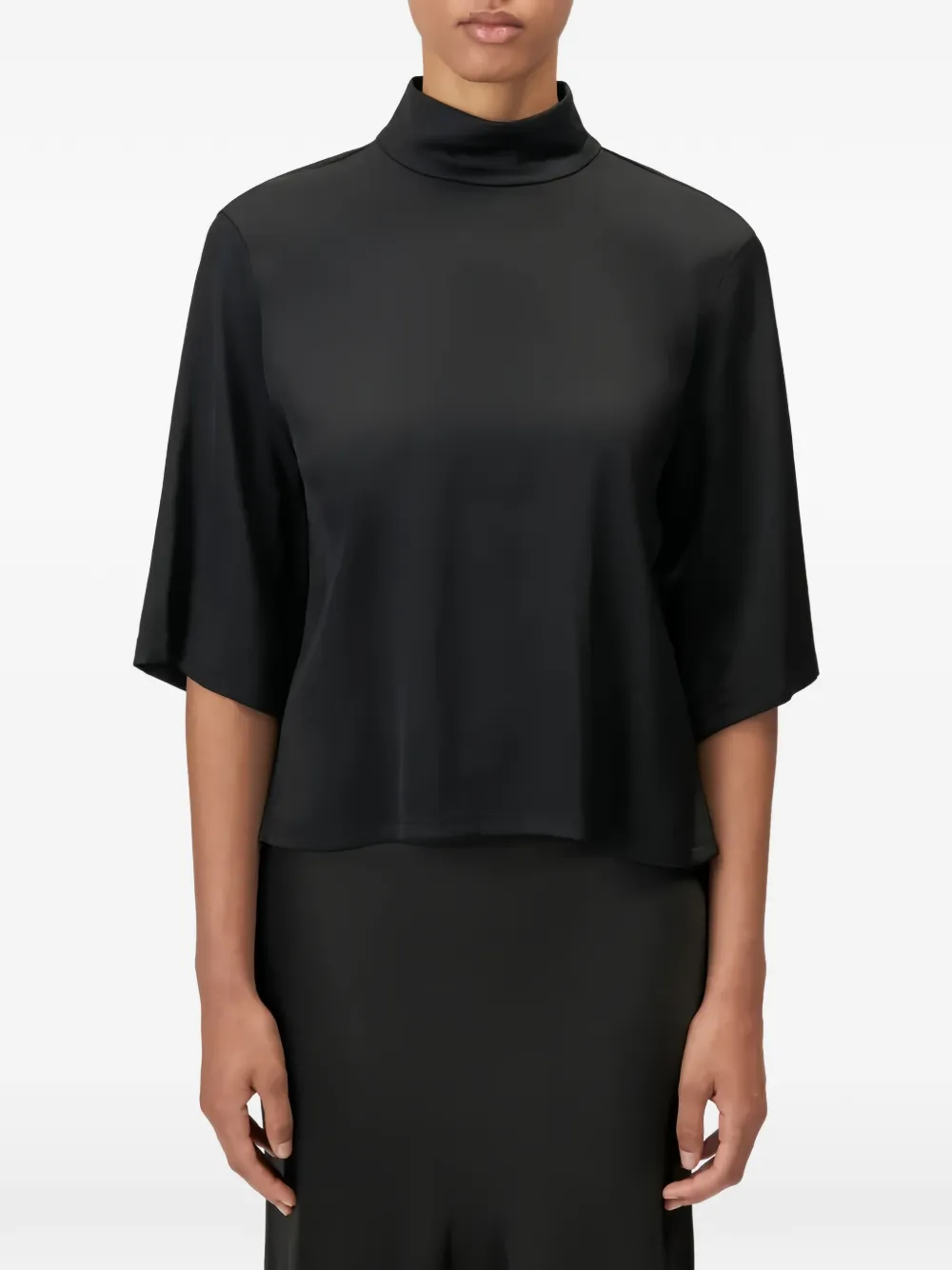 Drykorn Aletia high-neck top Zwart