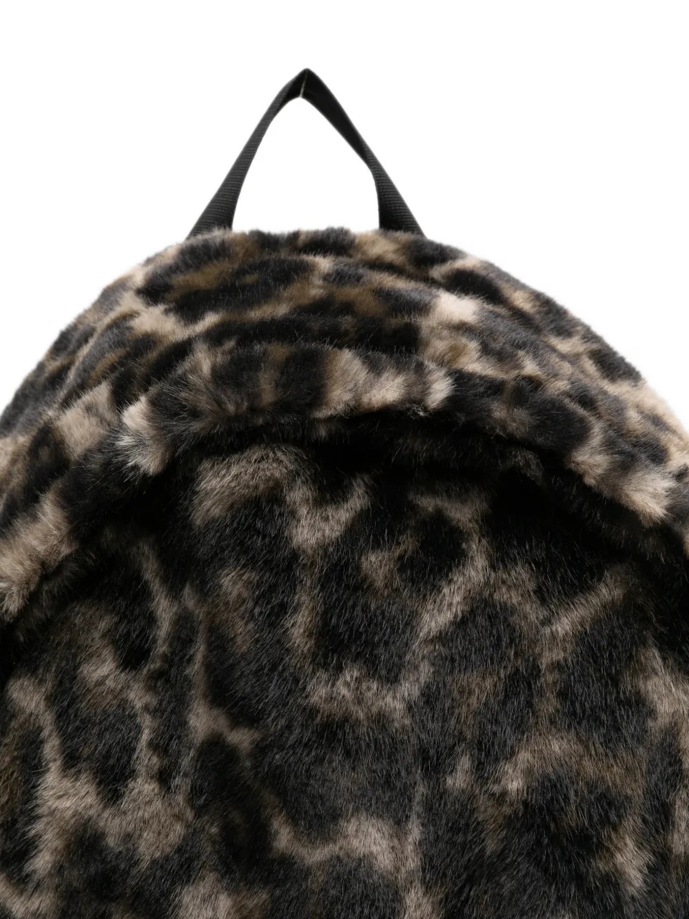 Molo Mio leopard-print faux-fur backpack Bruin