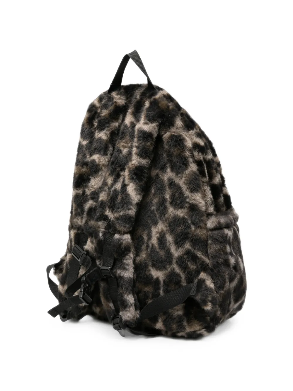 Molo Mio leopard-print faux-fur backpack Bruin