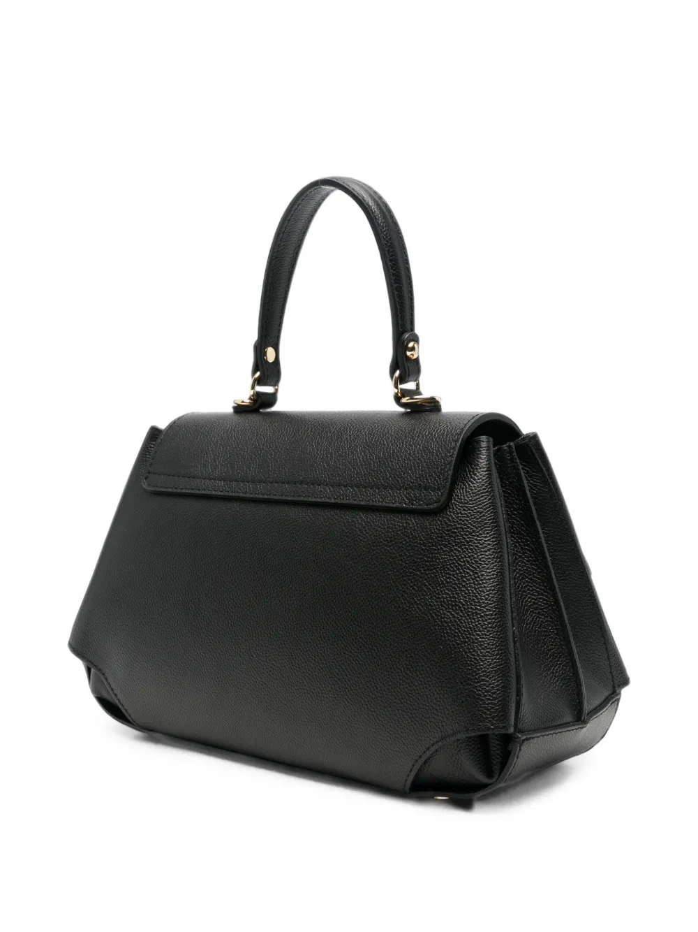 Marc Ellis Spency shopper van bewerkt leer Zwart