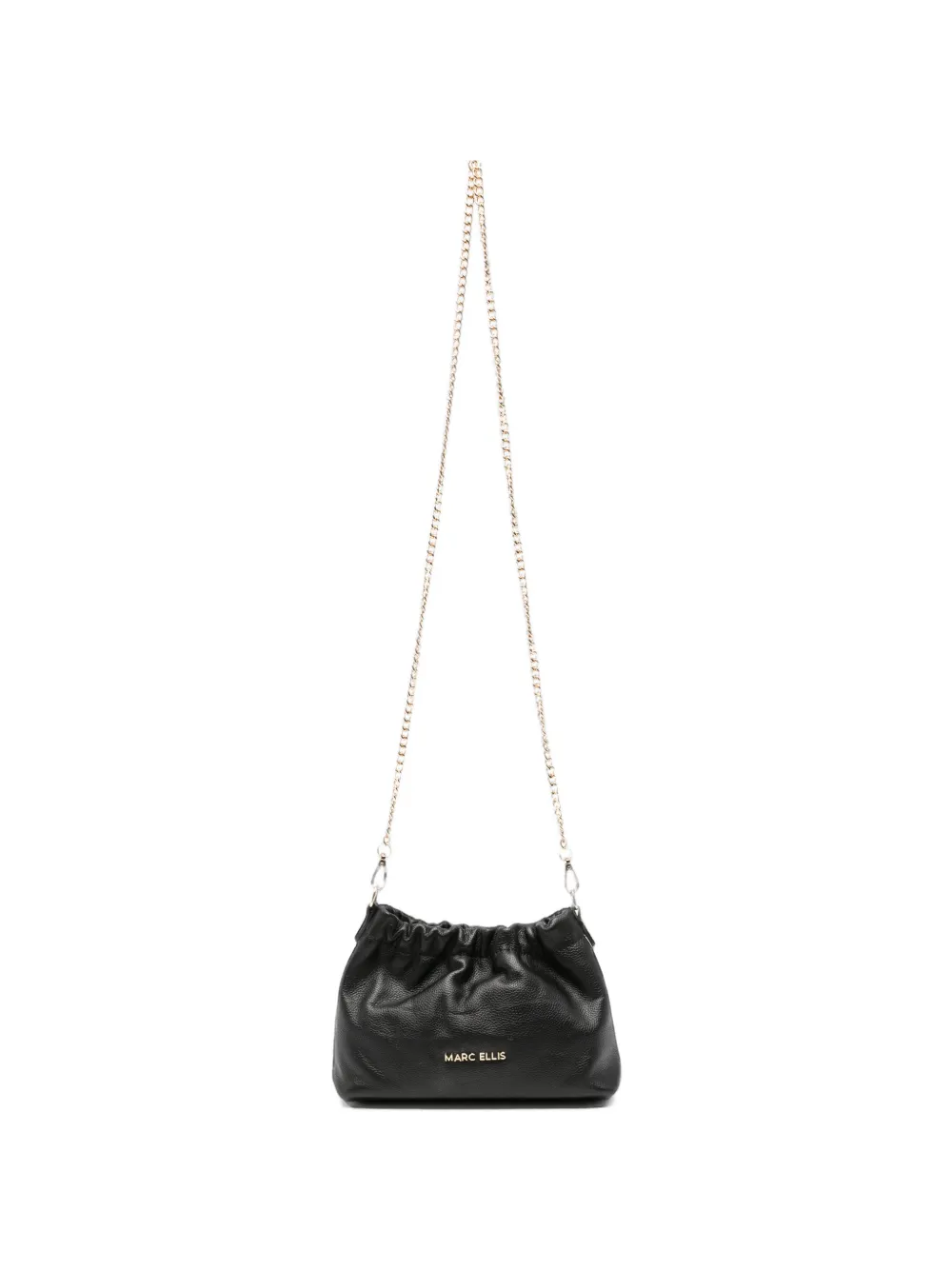 Marc Ellis Zoedo ruched shoulder bag - Nero