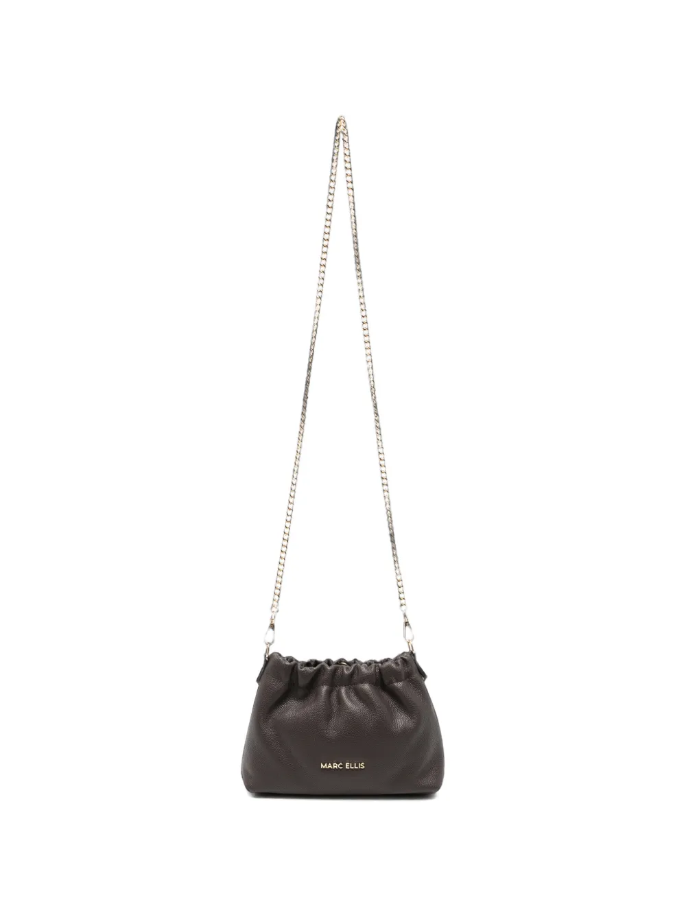 Marc Ellis Zoedo grained-leather shoulder bag