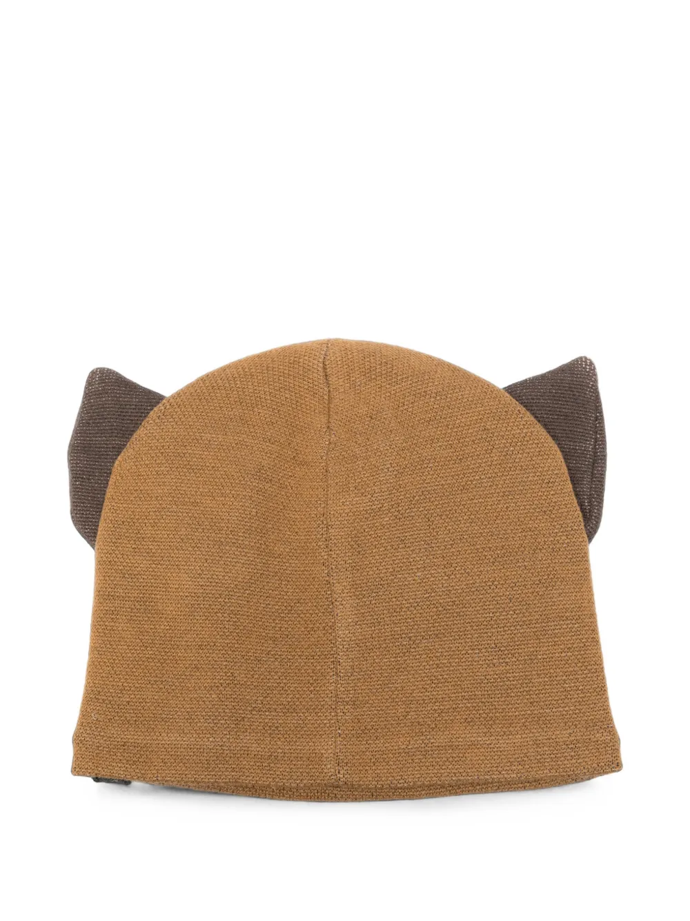 Molo Kleo deer-intarsia beanie hat and snood set Bruin