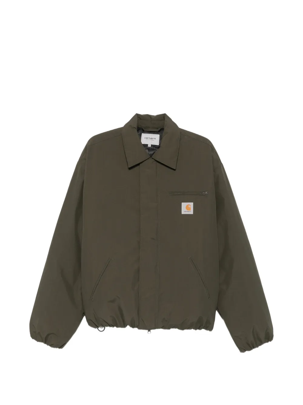 Carhartt WIP logo-patch zip-up jacket - Verde