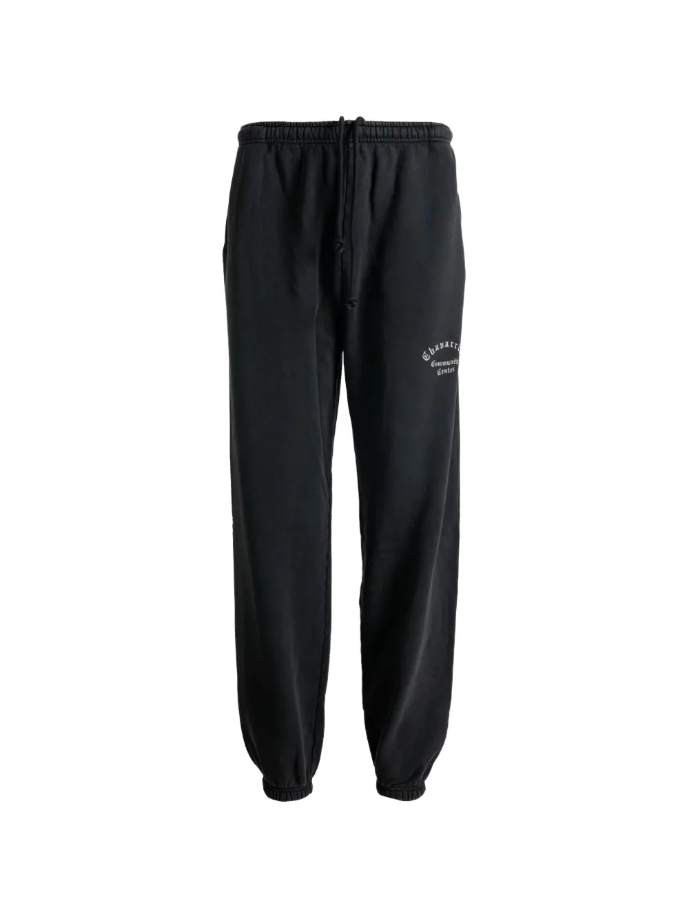 Willy Chavarria logo-print elasticated-cuff track pants