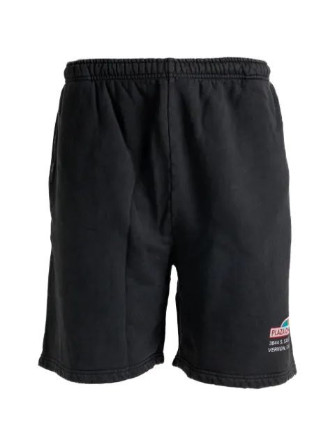 Willy Chavarria logo-print track shorts