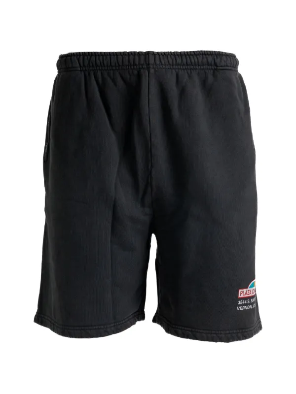 Willy Chavarria Logo-print Track Shorts in Black