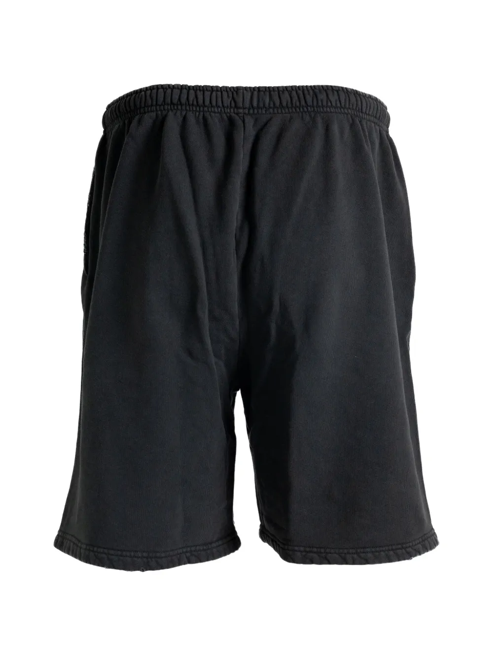 Willy Chavarria logo-print track shorts Zwart