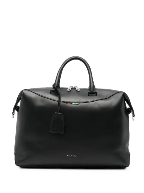 Paul Smith Signature-Stripe leather briefcase