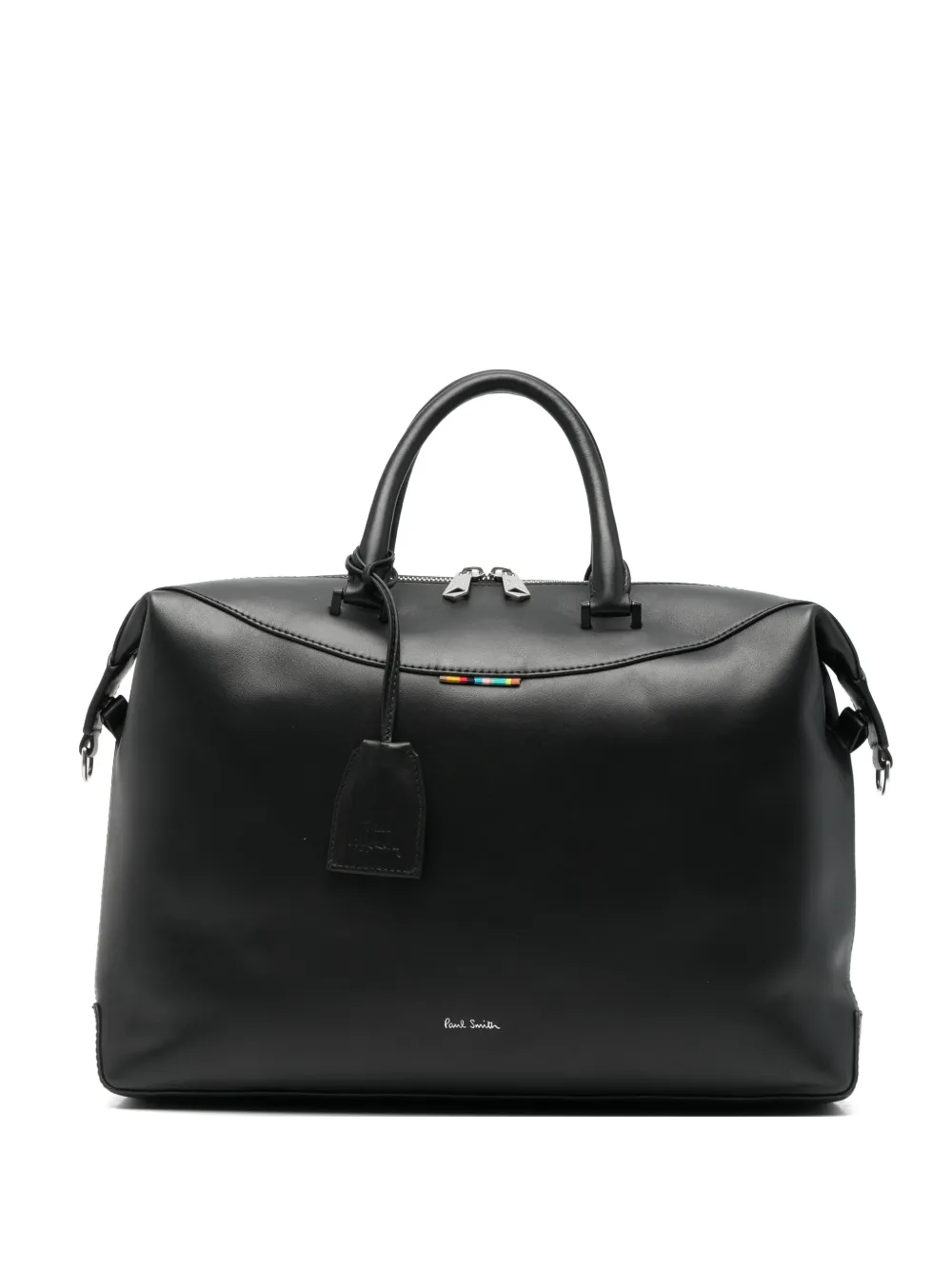 Paul Smith Signature-Stripe leather briefcase