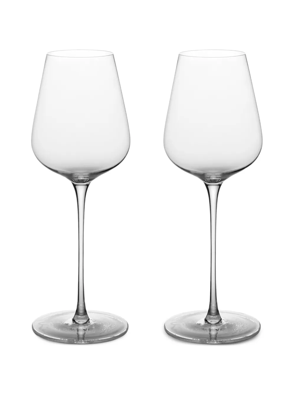 Shanghai Tang lot de deux verres à vin Tang Dragon - Argent