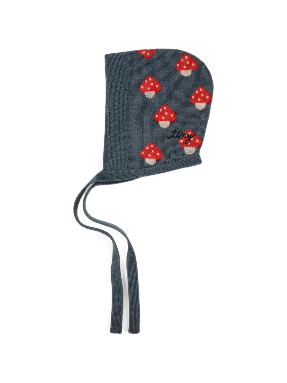 Tiny Cottons bonnet en maille intarsia - Gris Tiny Cottons bonnet en maille intarsia - Gris