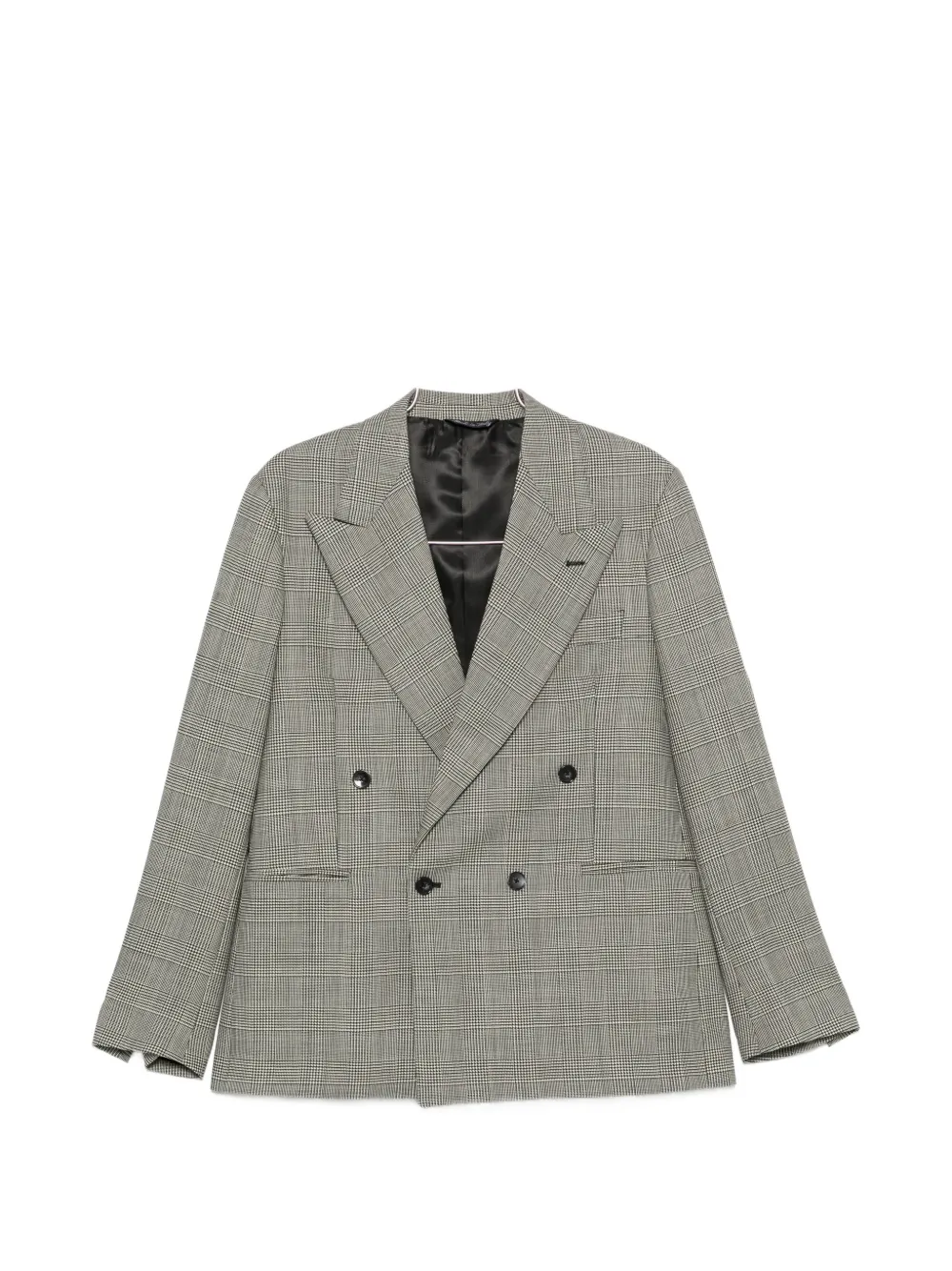 Epoca Prince of Wales check double-breasted suit - Grigio