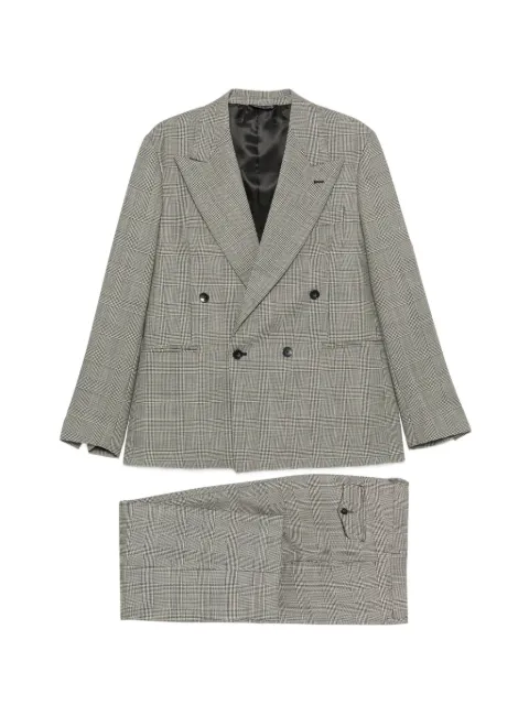 Epoca Prince of Wales check double-breasted suit