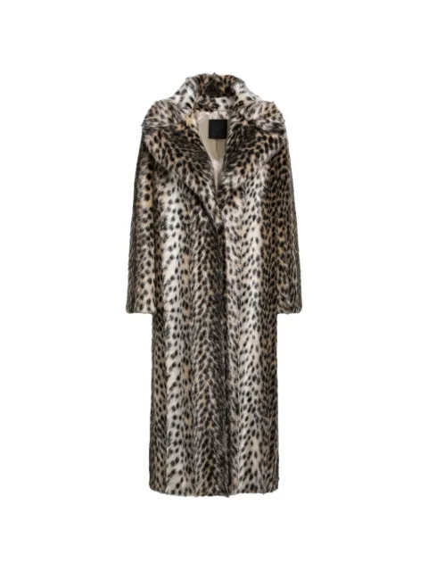 BB Couture leopard-print notch-lapel coat