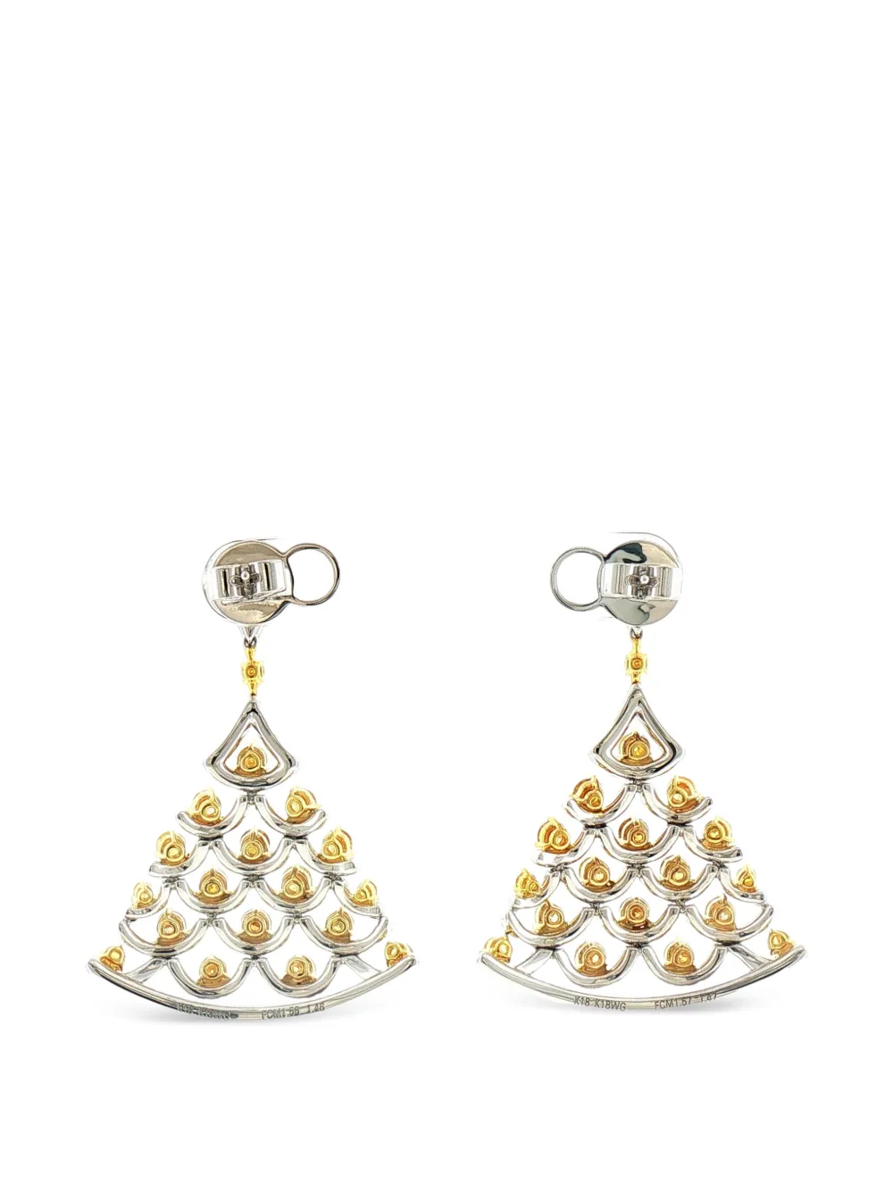HYT Jewelry Orecchini pendenti con diamanti - Argento