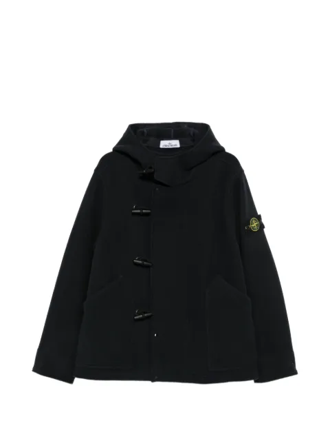 Stone Island toggle-fastening hooded jacket
