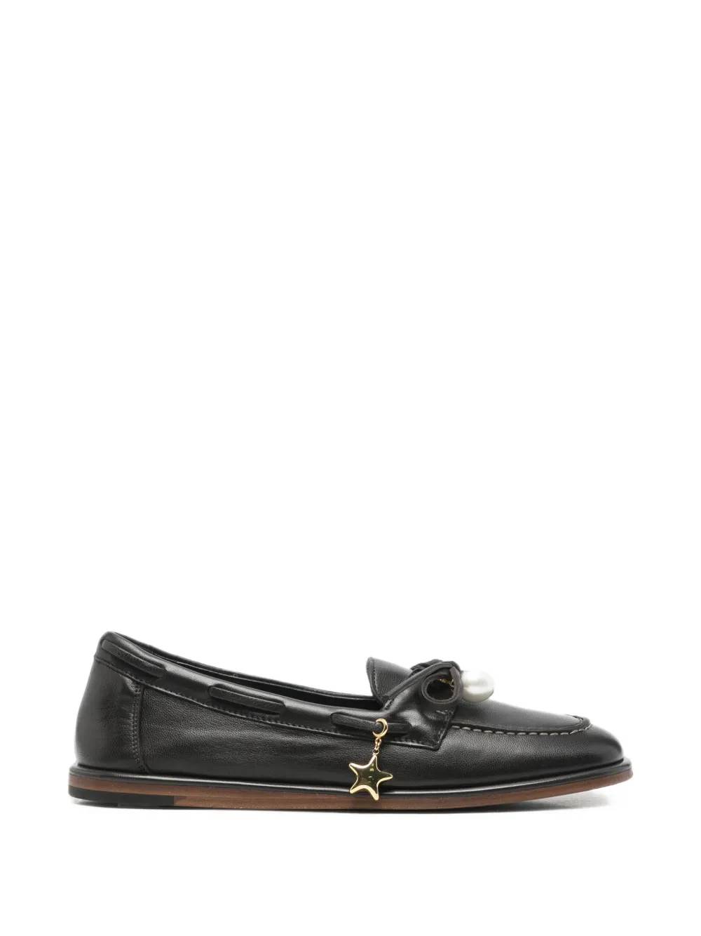 AGL Mocassini da barca Charmy Charms - Marrone