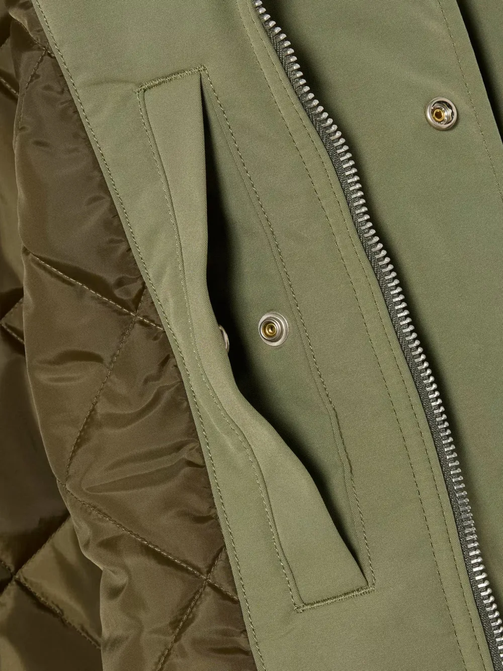 Lacoste Bomberjack met logopatch Groen