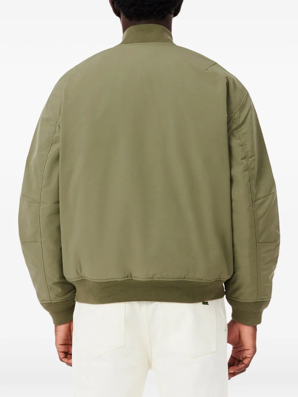 Lacoste Bomberjack met logopatch Groen
