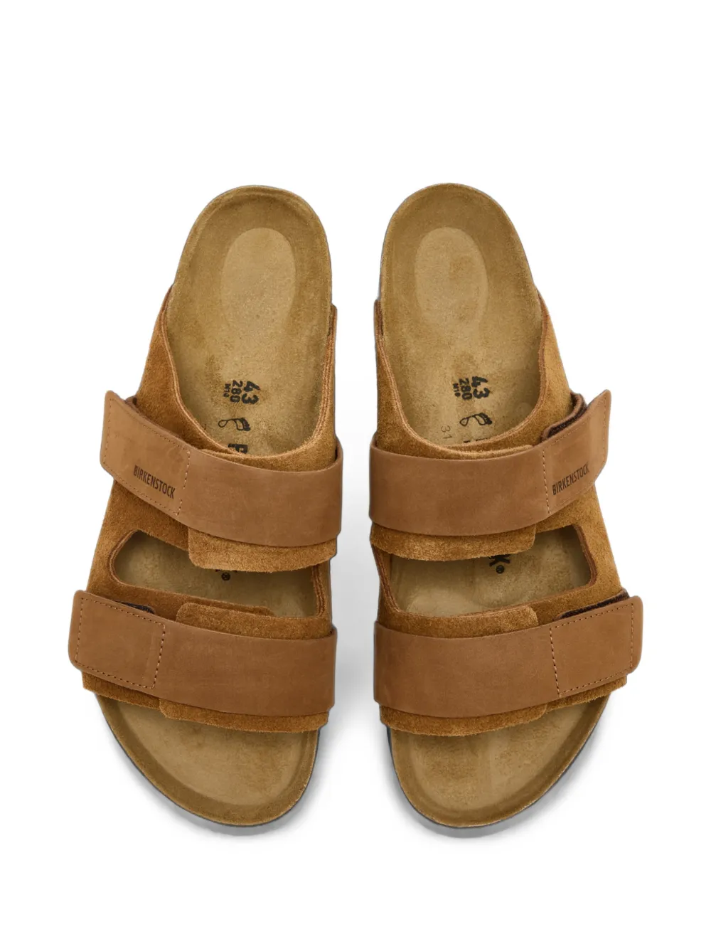 Birkenstock Uji touch-strap suede sandals