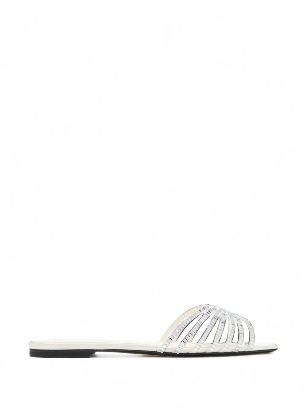 Alevì Sole crystal-embellished flat sandals