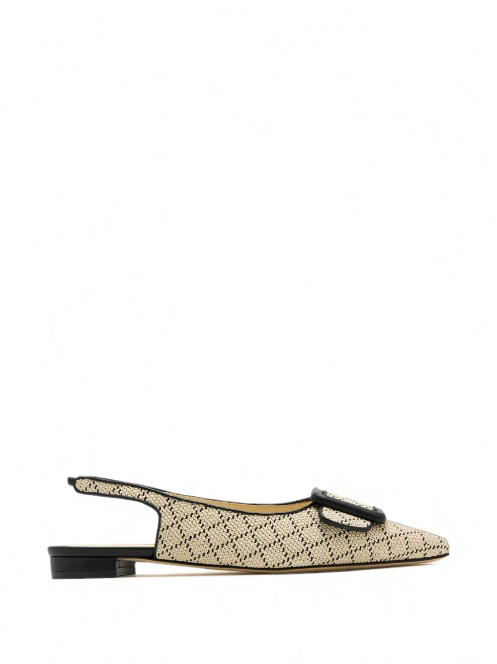Manolo Blahnik Ballerine Maylurabi con cinturino posteriore - Toni neutri