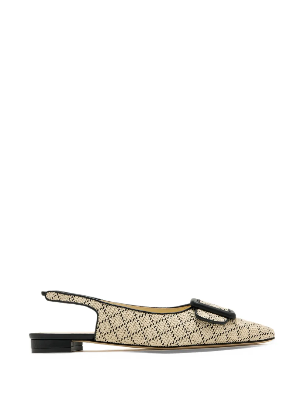 Manolo Blahnik Ballerine Maylurabi con cinturino posteriore - Toni neutri