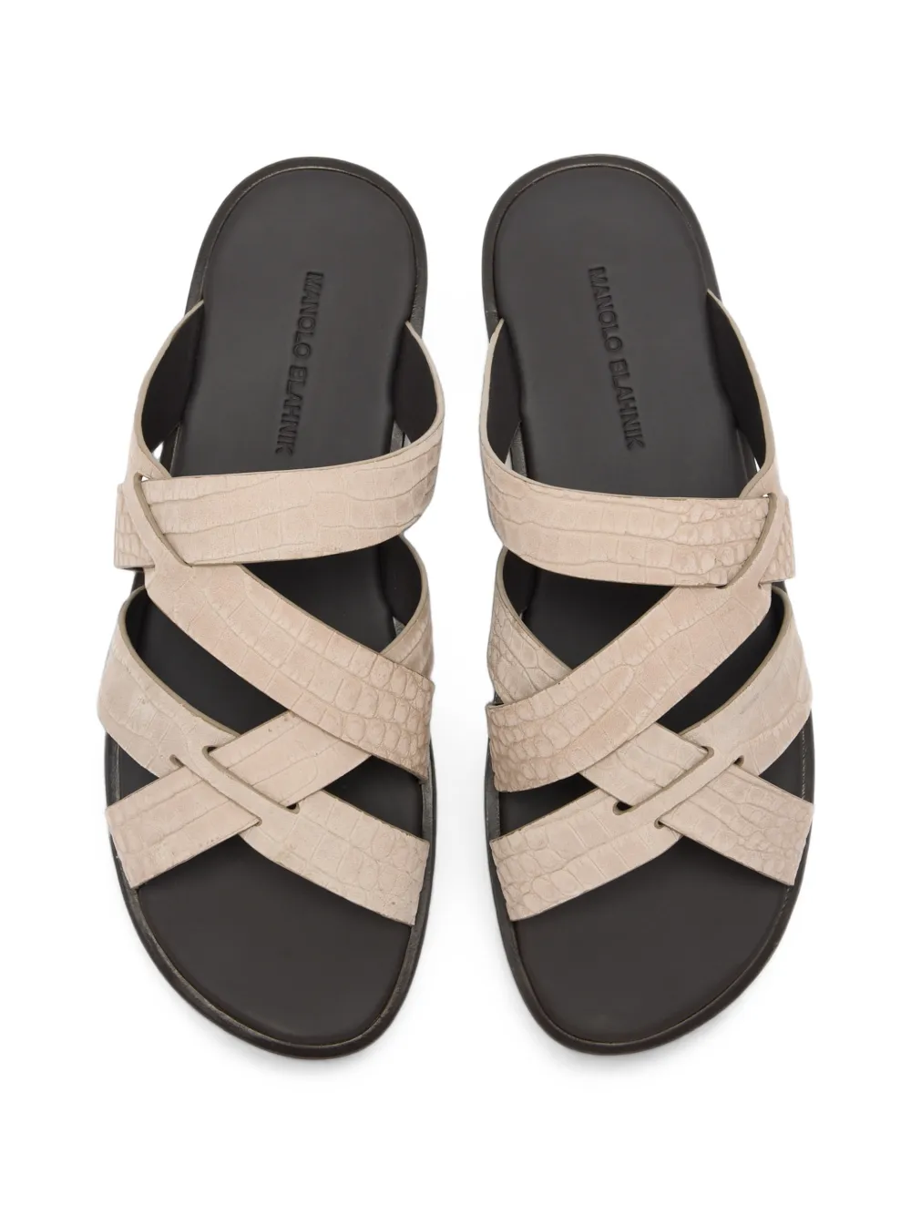 Manolo Blahnik Marvin sandals - Toni neutri