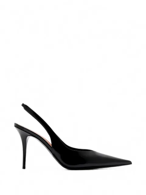 Amina Muaddi Anok patent leather pumps