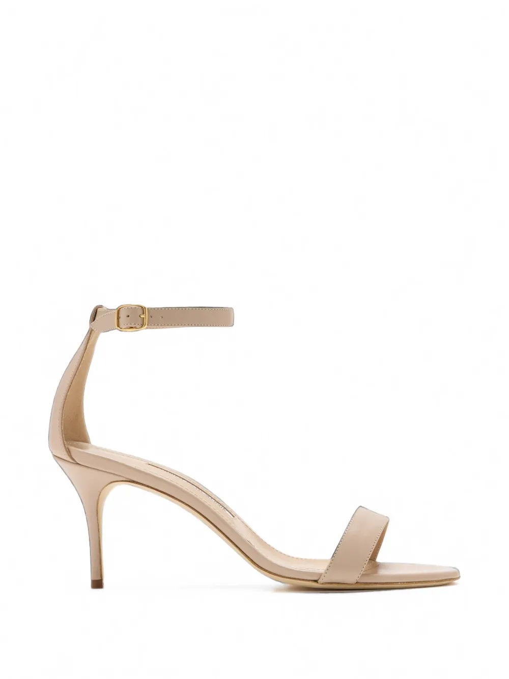 Manolo Blahnik Chaos leather sandals - Tons neutres