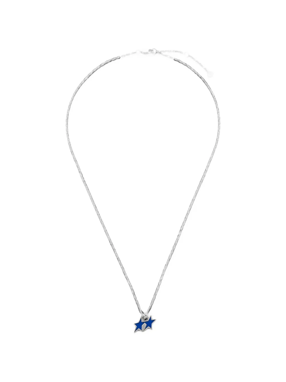 TWOJEYS enameled star necklace - Argento