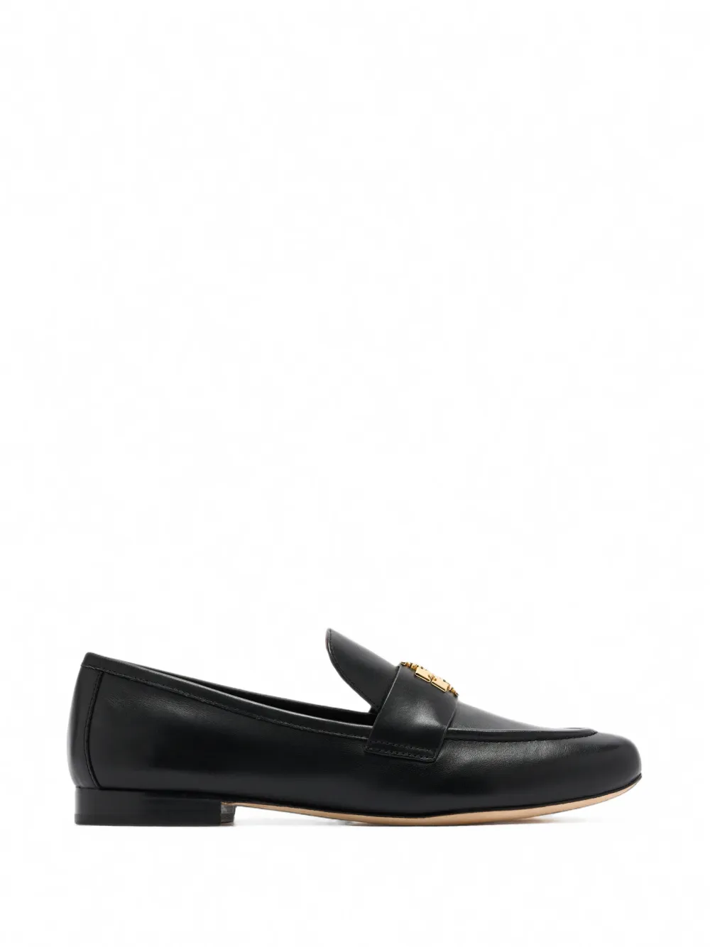 Tory Burch Charlie logo-plaque loafers - Nero